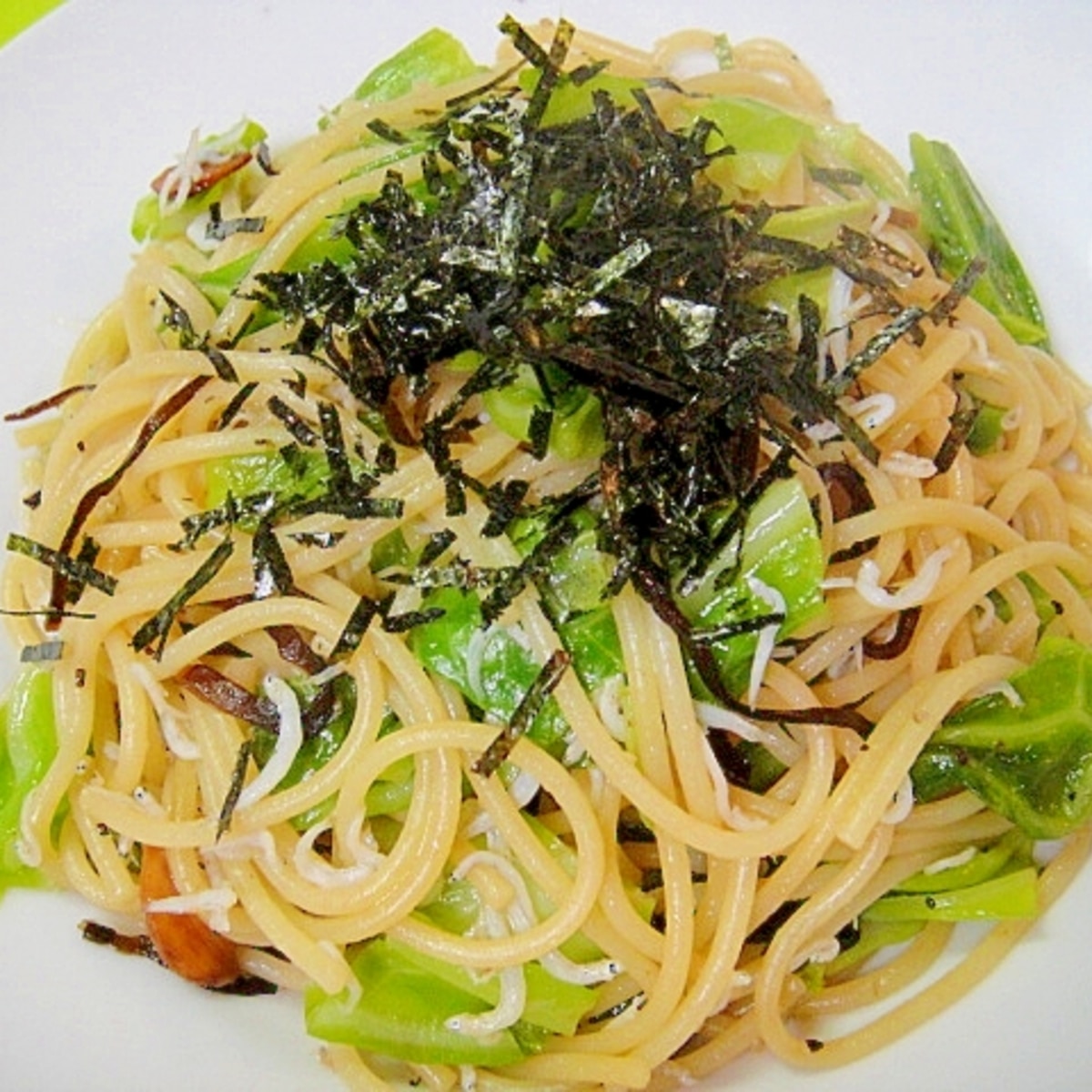 しらすとキャベツの和風パスタ レシピ 作り方 By Mint74 楽天レシピ